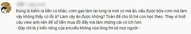 Con trai Bà Tân Vlog bị chỉ trích vì màn troll đổ nước ngọt vào cơm làm cả nhà không ăn được, dân mạng soi tình tiết bà Tân tức giận ra mặt - Ảnh 4.