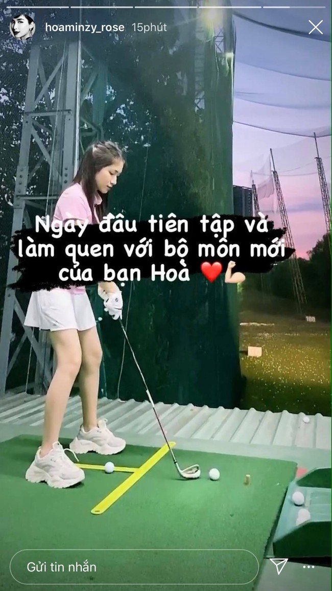 Sau màn khoe một loạt &quot;thẻ đen quyền lực&quot;, Hòa Minzy chính thức tham gia bộ môn chỉ dành cho đại gia - Ảnh 2.