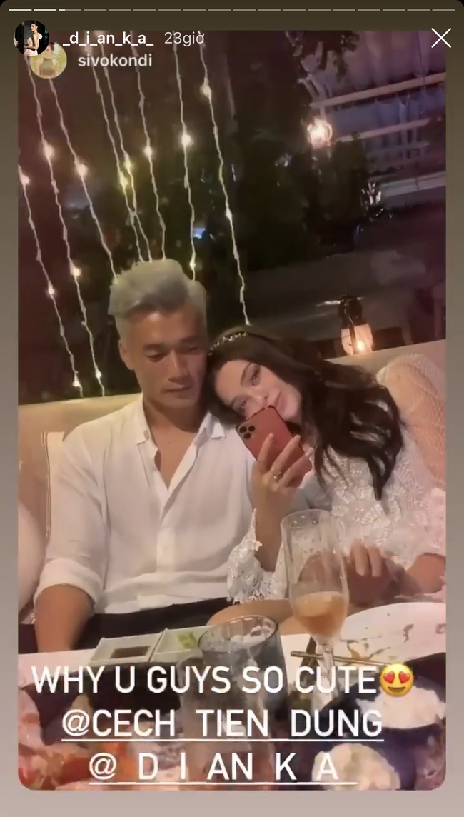 Liên tục công khai những hình ảnh ngọt ngào cùng Tiến Dũng, nàng WAGs Dianka còn chia sẻ video "nhún nhảy" trên xế hộp tiền tỷ của bạn trai - Ảnh 3.