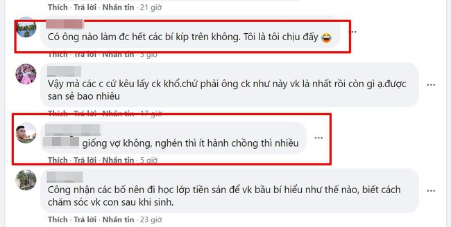 Clip các ông chồng dạy nhau “bí kíp sống chung với vợ bầu” siêu lầy lội khiến các mẹ thích thú - Ảnh 3.