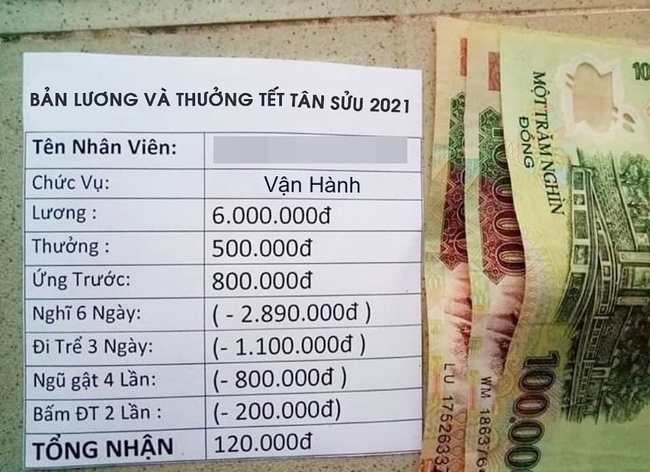 Nửa tháng nữa là Tết, nỗi ám ảnh mang tên "lương thưởng" khiến hội chị em buồn muốn nín thở khi 6 triệu co lại chỉ còn... 120 nghìn đồng - Ảnh 2.