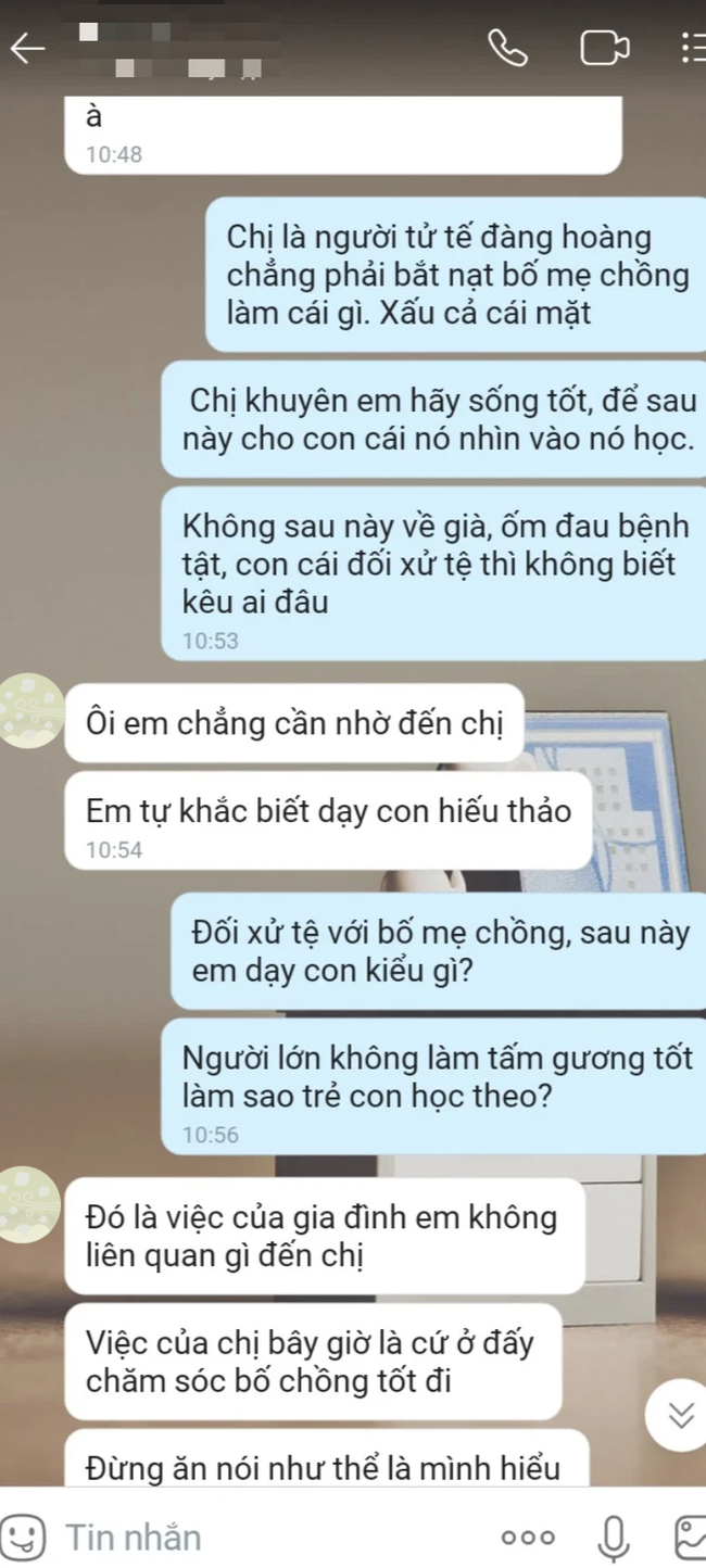 Lo sợ bị đuổi việc vì nghỉ 2 tuần chăm sóc bố chồng nên tôi đã bảo em dâu thay chân, nào ngờ nhận được câu trả lời choáng váng - Ảnh 8.