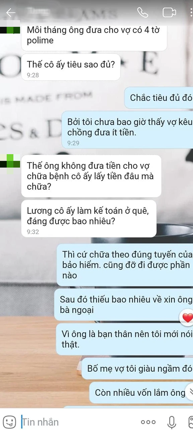 Tôi quyết không xạ trị, để dành tiền tiết kiệm cho chồng con nhưng khi biết được tâm địa của anh ấy, tôi không cầm được nước mắt - Ảnh 5.