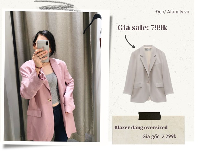 Blazer Zara sale đồng giá 799k: Áo vải tweed đẹp mê, có mẫu chuẩn style sang chảnh của chị đẹp Son Ye Jin - Ảnh 7.