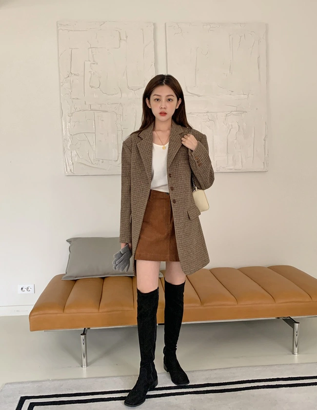 12 cách diện blazer   chân váy khiến ai cũng phải trầm trồ khen bạn mặc đẹp - Ảnh 12.