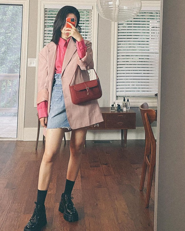 12 cách diện blazer   chân váy khiến ai cũng phải trầm trồ khen bạn mặc đẹp - Ảnh 5.