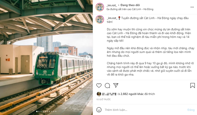 Người dân Hà Nội nô nức trải nghiệm đường sắt trên cao Cát  Linh - Hà Đông, nhận được nhiều đánh giá cao thậm chí cả người nước ngoài - Ảnh 2.