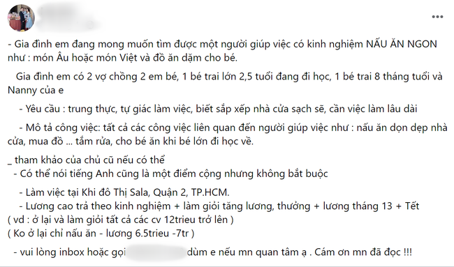 Làm "vú nuôi" cho giới nhà giàu chưa bao giờ KHÓ ĐẾN THẾ, nhìn loạt tiêu chí tuyển dụng lẫn CV xong chỉ biết đơ người, đến CEO cũng chưa chắc trúng tuyển! - Ảnh 4.