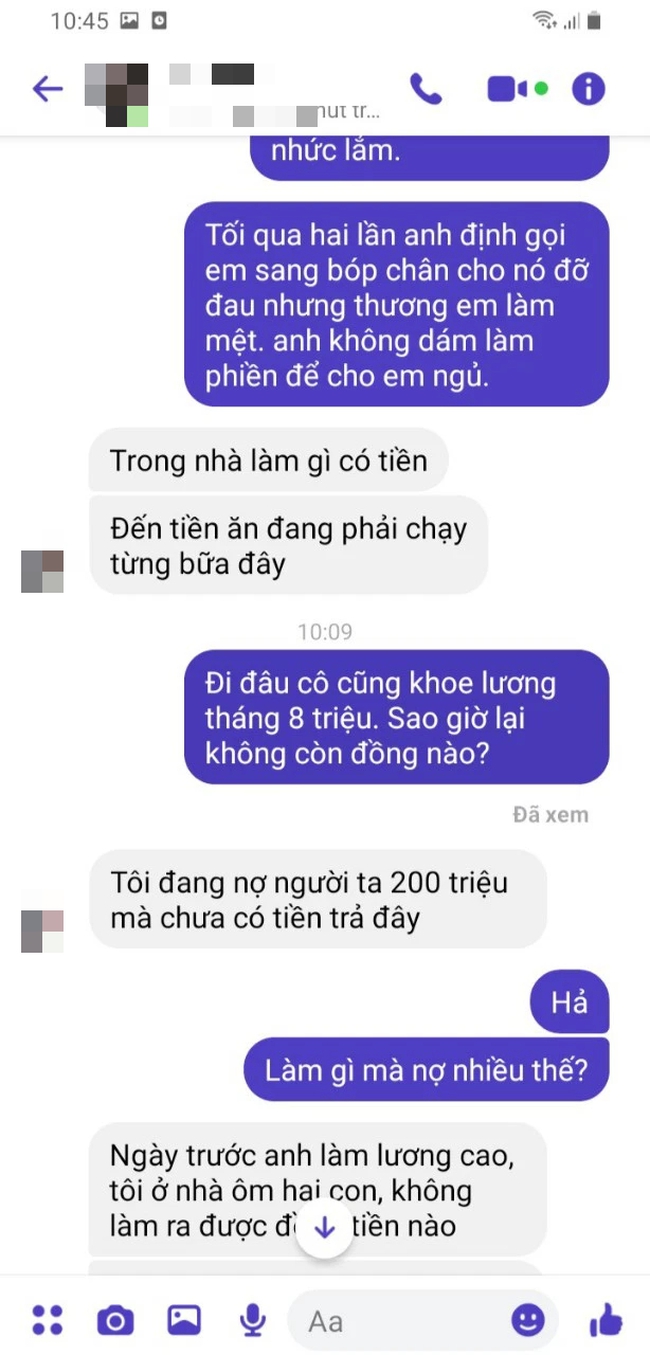 Ngày còn làm ra tiền, tháng nào tôi cũng đưa cho vợ 3 triệu "đều như vắt chanh", giờ đây tôi nằm một chỗ vợ tính bỏ rơi chồng - Ảnh 4.