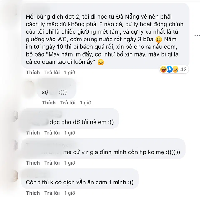 Hay tin "quý tử" nhà mình là F3 người mẹ không nói không rằng, dọn cơm riêng như "cách ly" con khiến con tủi thân than khóc với bạn bè - Ảnh 2.