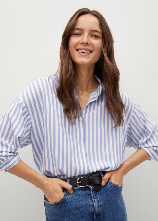 Nàng BTV khẳng định mua kiểu áo sơ mi này là quyết định cực sáng suốt vì mặc kiểu gì cũng đẹp - Ảnh 5.