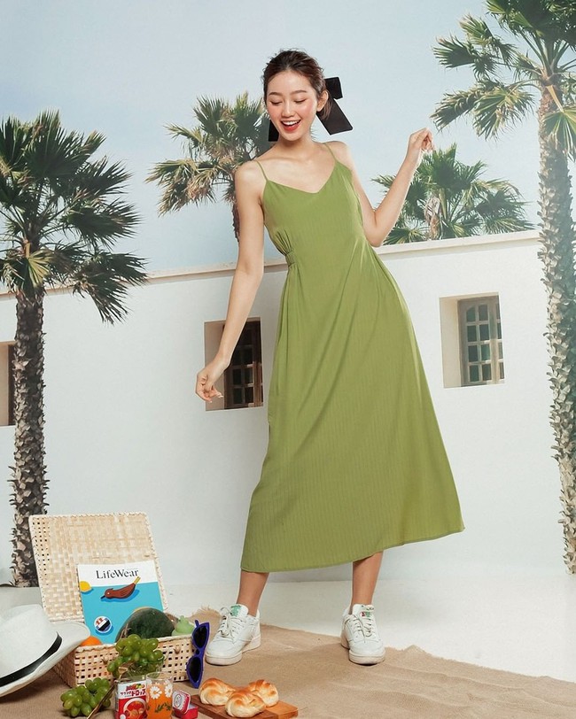 12 mẫu váy hai dây diện đẹp từ đi chơi đến đi biển, nhìn giá chỉ từ 240k mà muốn "rinh" hết về nhà - Ảnh 15.