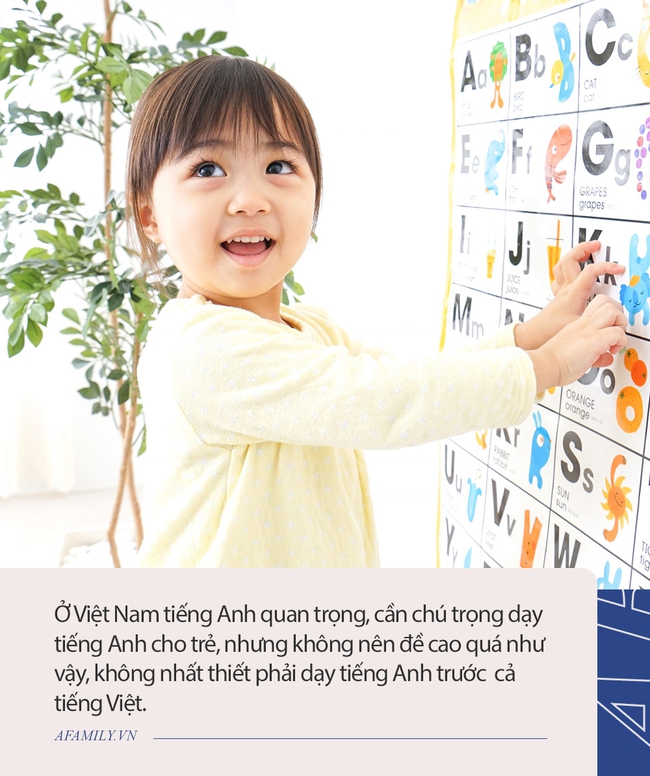 "Nhiều bố mẹ khoe dạy tiếng Anh cho con từ lúc sơ sinh, con biết tiếng Anh trước tiếng Việt, tôi thấy chẳng đúng chút nào cả" - Ảnh 3.