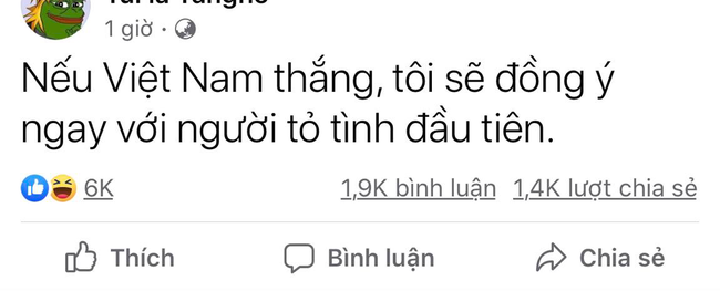 Dân mạng "hừng hực" tinh thần cổ vũ đội tuyển Việt Nam trước giờ ra sân  - Ảnh 2.