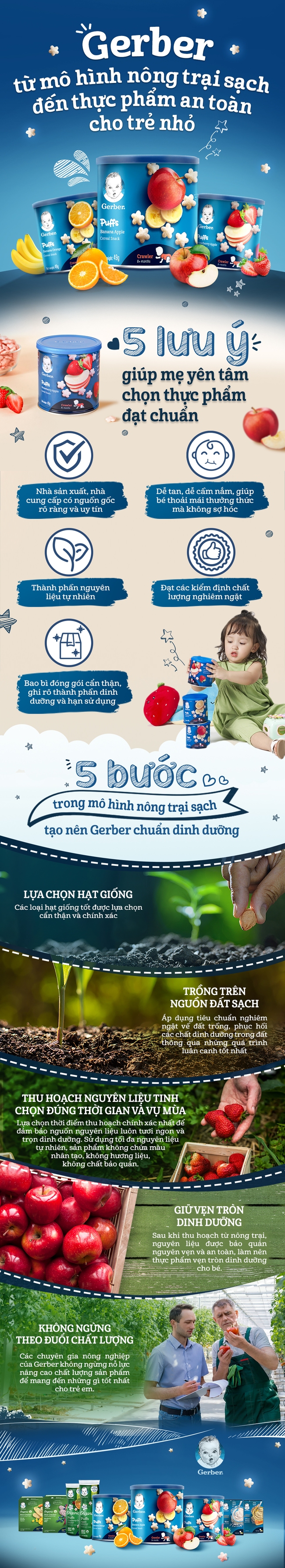 Từ mô hình nông trại sạch chuẩn Gerber đến thực phẩm an toàn cho trẻ nhỏ triệu mẹ bỉm tin dùng - Ảnh 1.