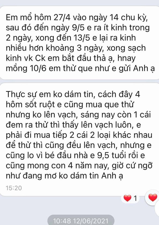 "Thả" nhiều năm vẫn không có con, bác sĩ làm ngay điều này, chưa đầy 2 tháng sau bệnh nhân khoe 2 vạch! - Ảnh 1.