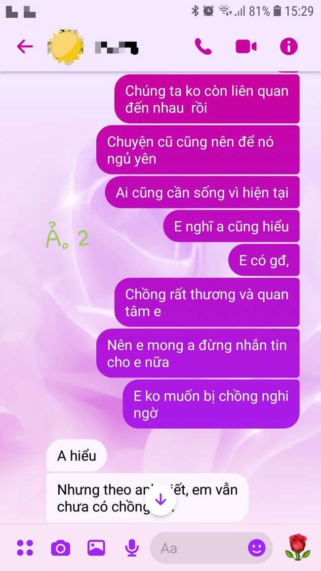 Bẵng đi mấy năm không liên lạc, người yêu cũ đột ngột tiết lộ cuộc sống không hạnh phúc và nhờ tôi giúp đỡ một việc oái oăm - Ảnh 2.