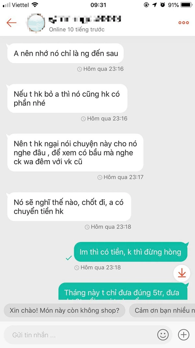 Vô tình phát hiện chồng có chiếc điện thoại thứ 2, tôi gục ngã khi mở ứng dụng mua sắm và đọc màn trả giá trơ trẽn bên trong - Ảnh 5.