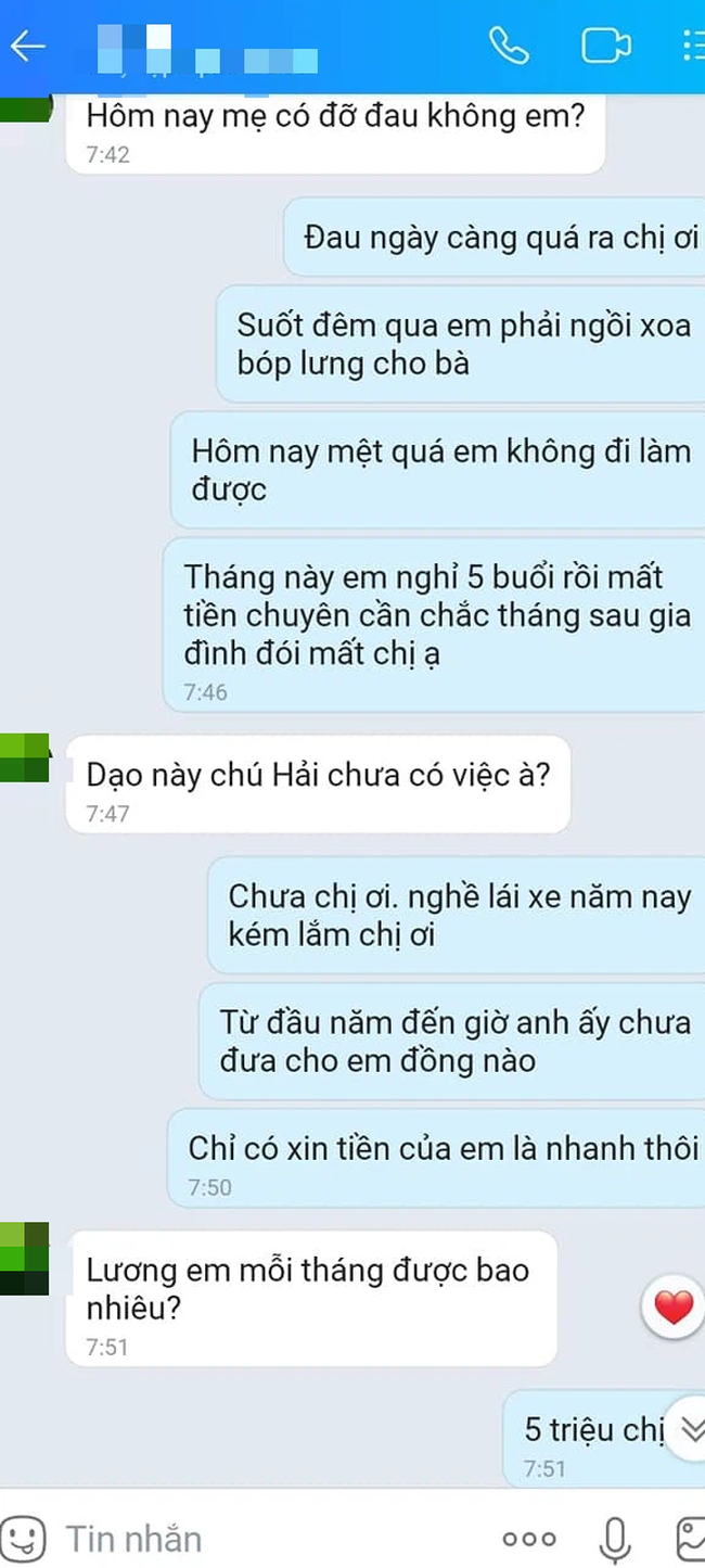 Lúc mẹ chồng bị bệnh nặng, chị dâu chưa chăm sóc được ngày nào mà suốt ngày hỏi han một việc khiến tôi điên đảo - Ảnh 1.