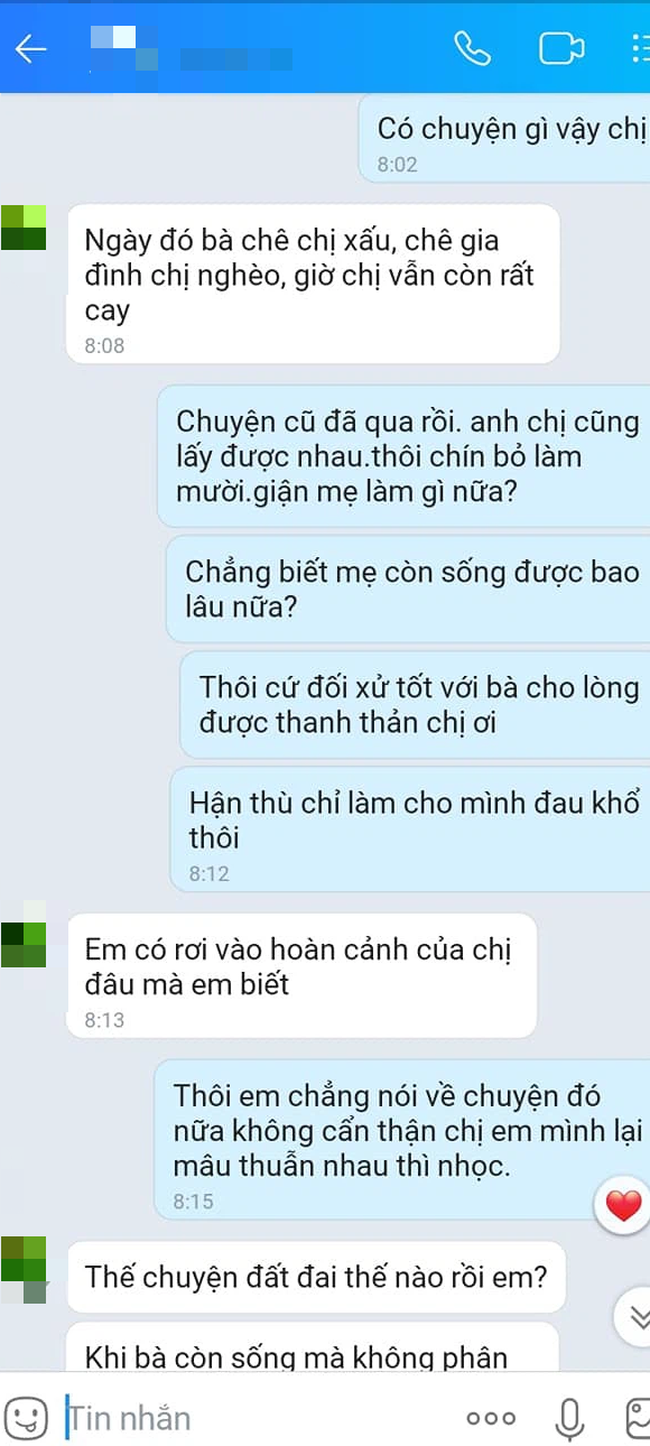 Lúc mẹ chồng bị bệnh nặng, chị dâu chưa chăm sóc được ngày nào mà suốt ngày hỏi han một việc khiến tôi điên đảo - Ảnh 3.