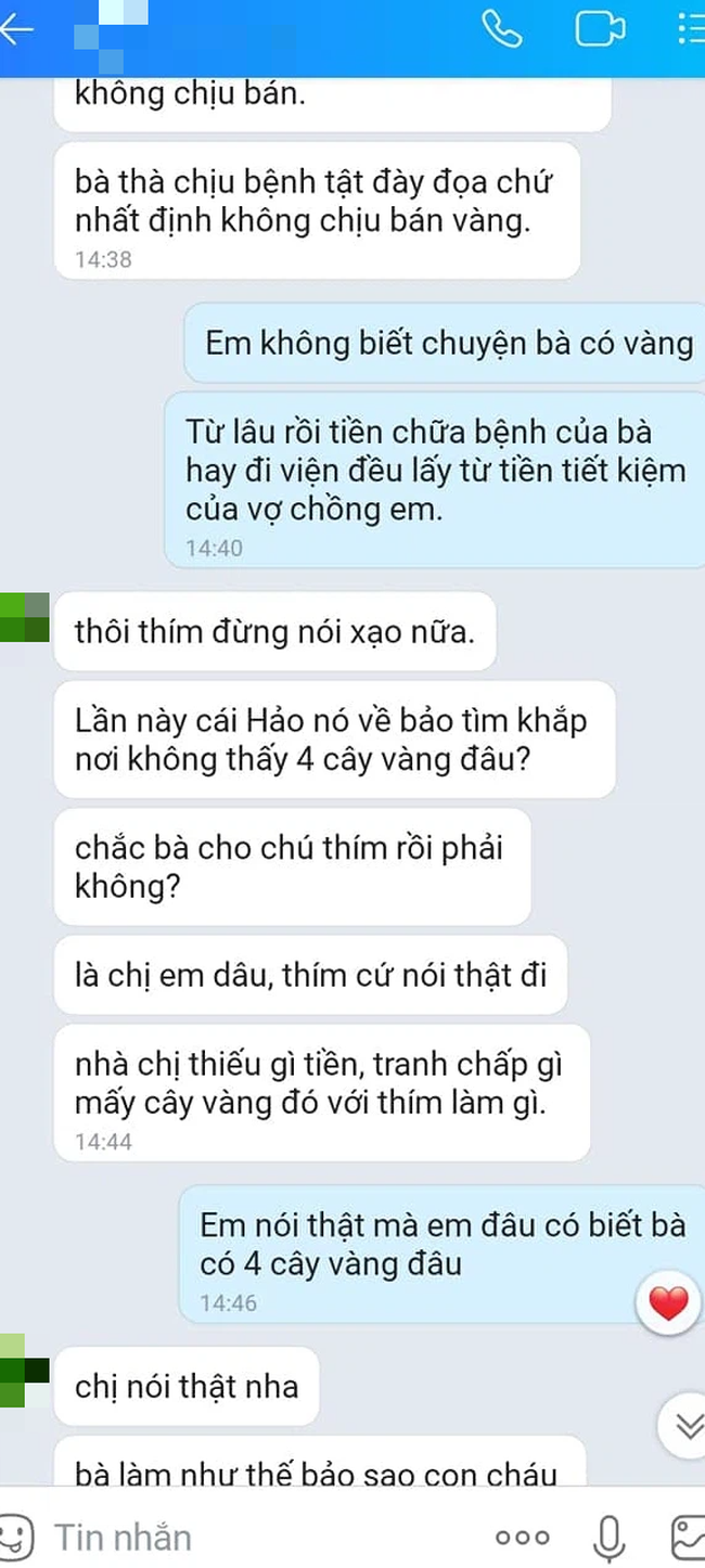 Lúc mẹ chồng bị bệnh nặng, chị dâu chưa chăm sóc được ngày nào mà suốt ngày hỏi han một việc khiến tôi điên đảo - Ảnh 9.