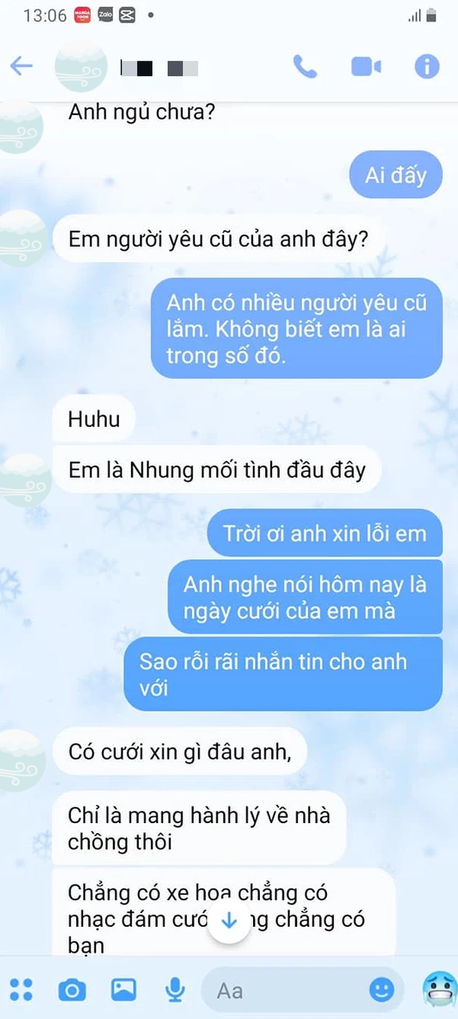 Người yêu cũ dành cả đêm tân hôn nhắn tin cho tôi và cô ấy sẽ làm một điều điên cuồng với gia đình tôi - Ảnh 1.