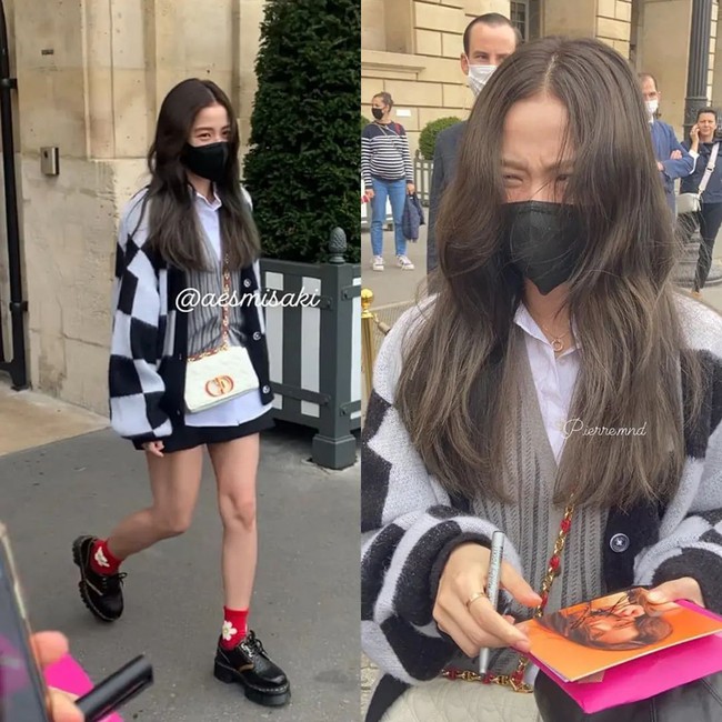 Đổi nhiều style tại Paris Fashion Week nhưng Jisoo vẫn không rời được kiểu giày này, tất cả là do nhược điểm thua thiệt nhất so với nhóm - Ảnh 3.