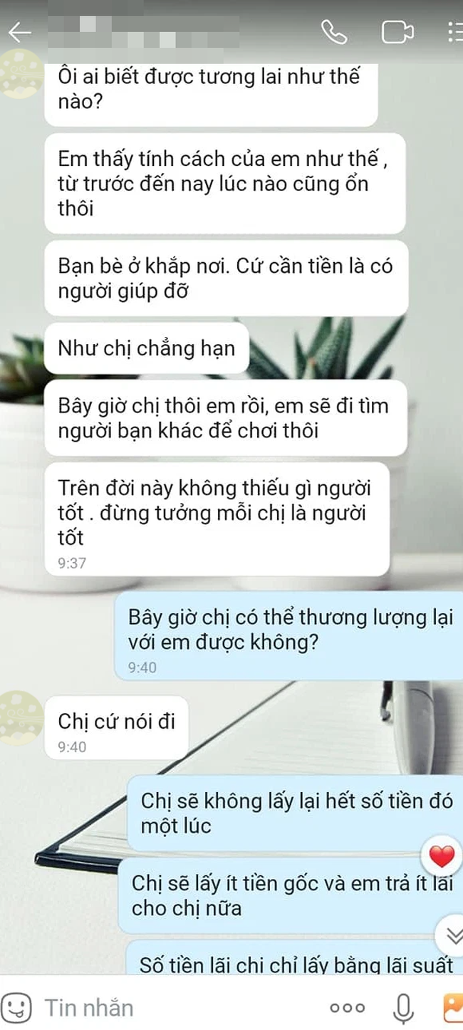 Thương bạn rơi vào bước đường cùng, tôi đã cho cô ấy mượn 400 triệu, để rồi giờ đây tôi mắc chứng bệnh trầm cảm - Ảnh 9.