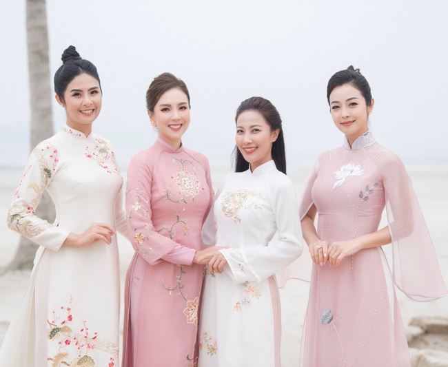 Không hổ danh "nữ MC đẹp nhất VTV", Mai Ngọc sánh vai cùng hai Hoa hậu nhưng nhan sắc không hề kém cạnh - Ảnh 2.
