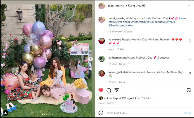 Nữ đại gia gốc Việt ở Mỹ đăng bộ ảnh Ngày của mẹ xa xỉ nhìn background "sang - xịn - mịn" cực chất - Ảnh 1.