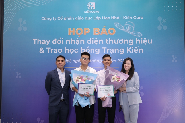 Kiến Guru thay đổi nhận diện thương hiệu mới, trao học bổng cho tân Thủ khoa trong kỳ thi Đánh giá năng lực - Ảnh 3.