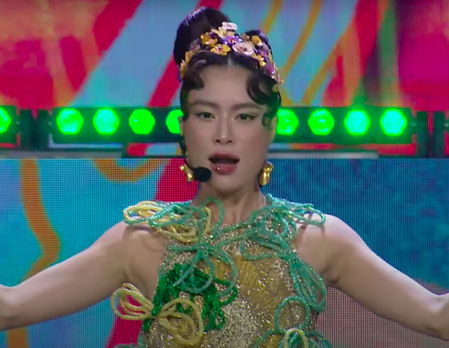 Thu Minh - Hoàng Thùy Linh hát hết mình trong Chung kết Hoa hậu các Dân tộc Việt Nam - Ảnh 5.