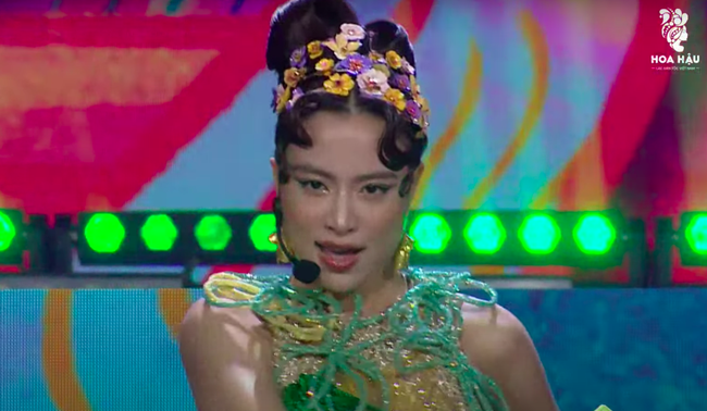 Thu Minh - Hoàng Thùy Linh hát hết mình trong Chung kết Hoa hậu các Dân tộc Việt Nam - Ảnh 4.