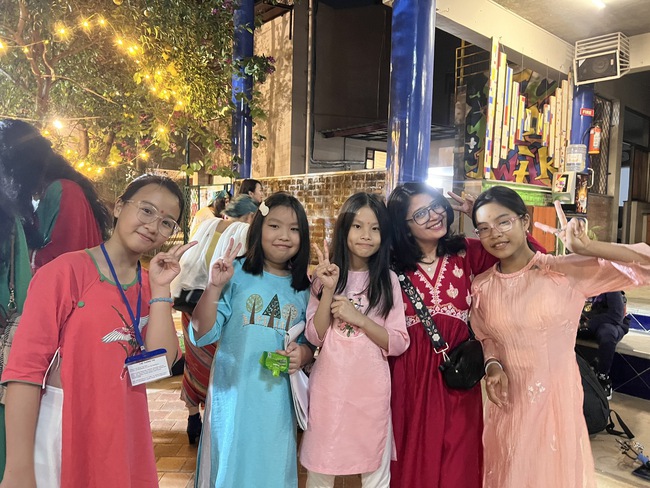 5 học sinh tiểu học trở thành đại diện duy nhất của Việt Nam  giới thiệu dự án trong Hội nghị Trẻ em Thế giới 2023  - Ảnh 1.