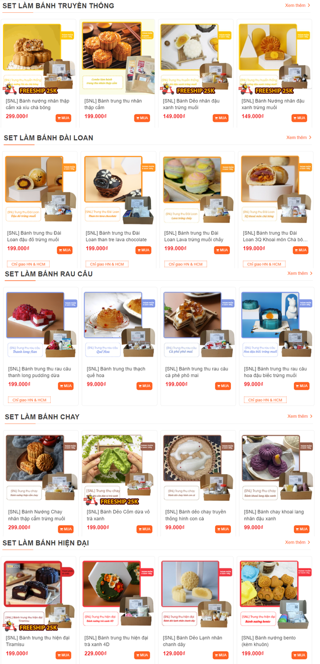 Các set tự làm bánh Trung thu giá chỉ từ 99.000đ: Loại truyền thống, rau câu lẫn bánh chay đều có đủ - Ảnh 2. Các set tự làm bánh Trung thu giá chỉ từ 99.000đ: Loại truyền thống, rau câu lẫn bánh chay đều có đủ - Ảnh 2.