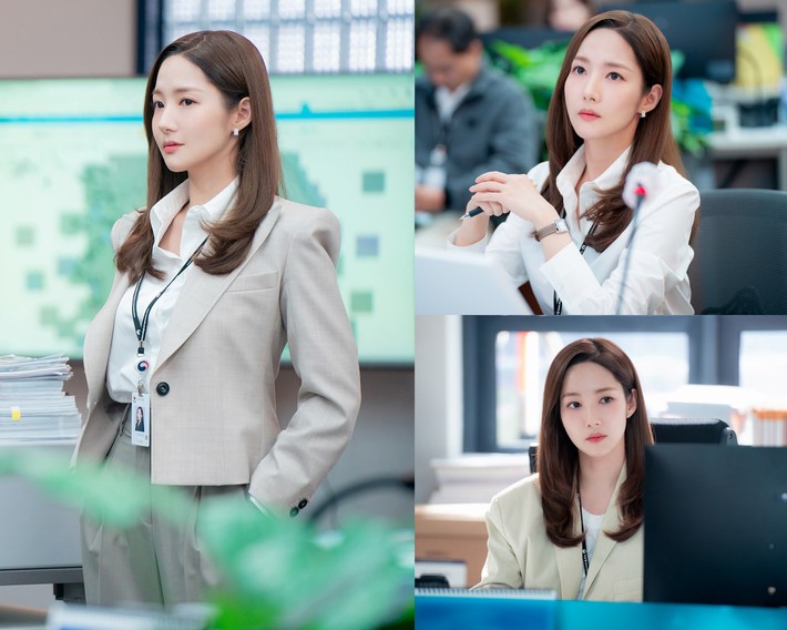 Park Min Young đẹp như mộng trong tạo hình công sở, nhan sắc trẻ trung 10 năm không đổi - Ảnh 2.