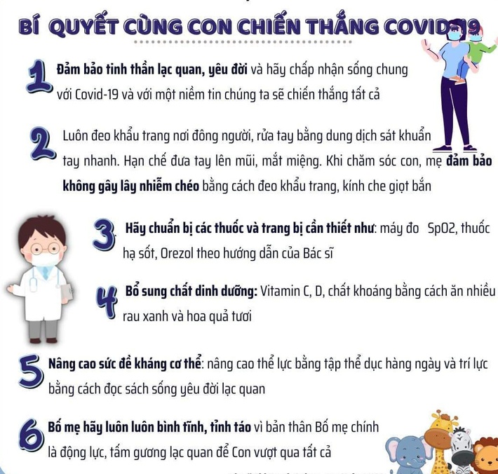 Tất tần tật về việc chăm sóc trẻ là F0: Cách chăm sóc, điều trị, khi nào nên tới bệnh viện và một số điều cần lưu ý - Ảnh 5.