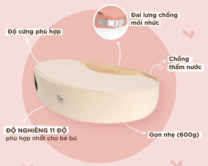 Review chi tiết GỐI CHO BÉ BÚ: Trợ thủ đắc lực của mọi mẹ bỉm, có gì mà ai cũng gọi là ''gối hạnh phúc''? - Ảnh 5.