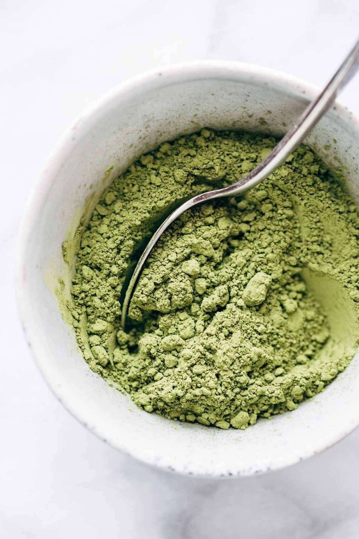 sữa hạnh nhân matcha