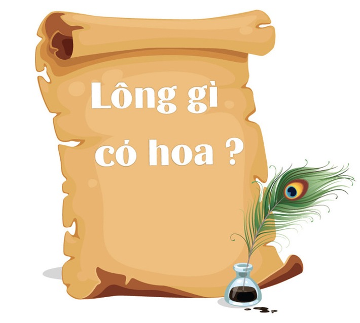 Câu đố tiếng Việt: Lông gì có HOA? Nghĩ đau đầu không ra, nghe xong đáp án chỉ biết kêu 