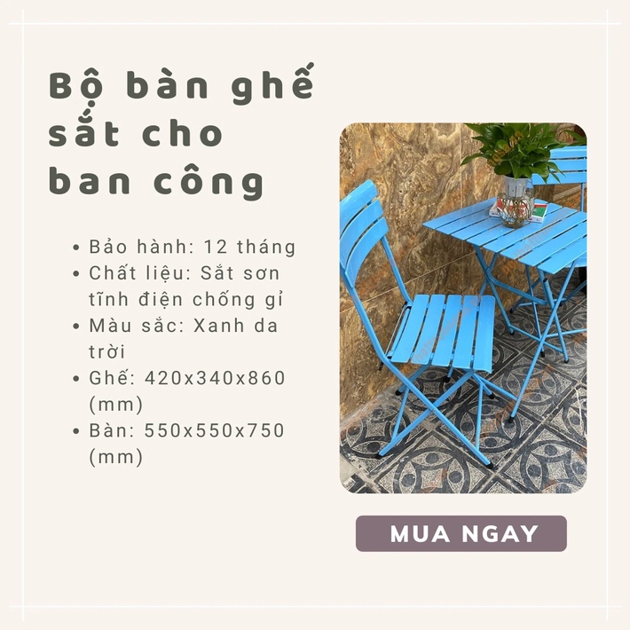 5 món decor cho ban công tập thể chỉ 6m² theo phong cách Bắc Âu giá chưa tới 2,5 triệu - Ảnh 8.